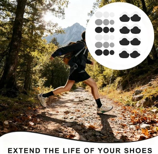 Sneaker Reparatie Patches - Schoen Hak Reparatie - Schoenen Herstellen - Zelfklevend Ontwerp - 34 Stuks - Assorti — afbeelding 4