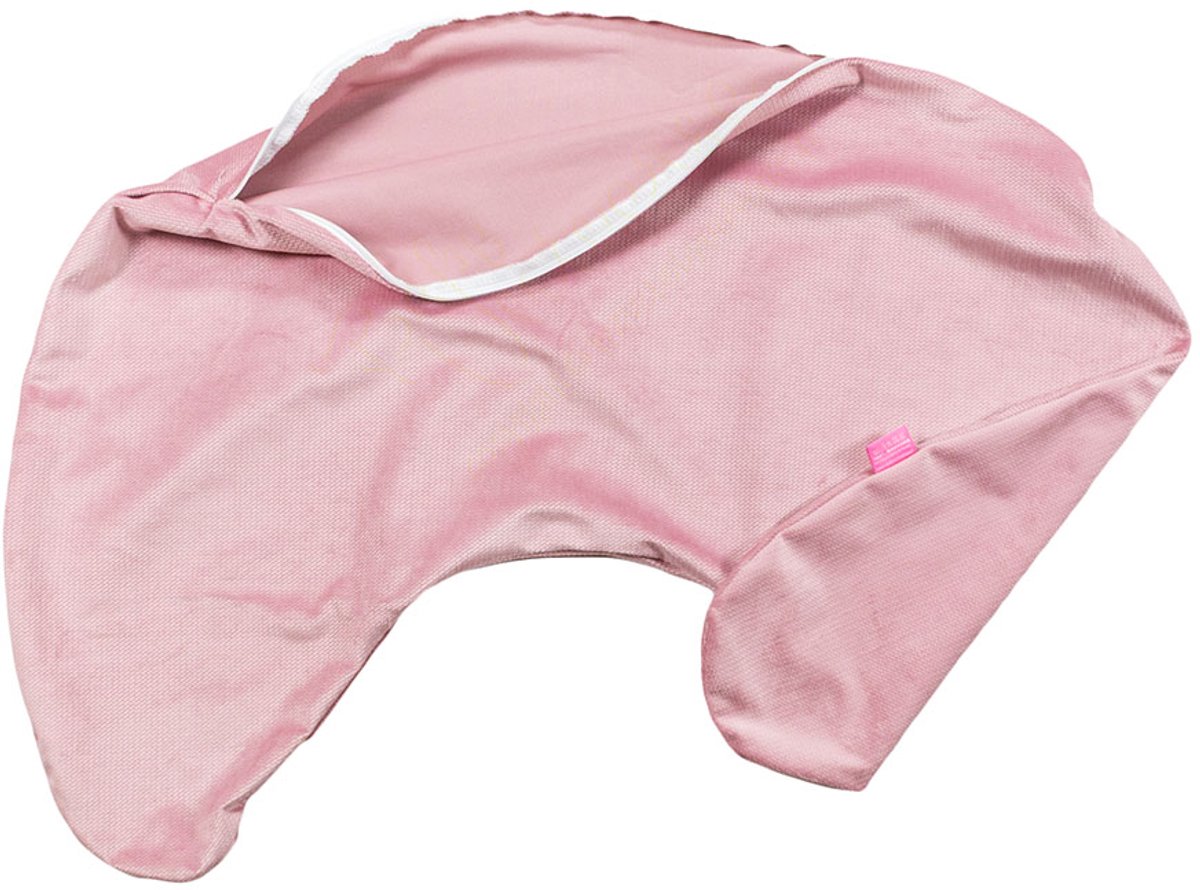 BabyUniverse - Wiegkussenhoes - Verwijderbare Velours Hoes - Puderroze