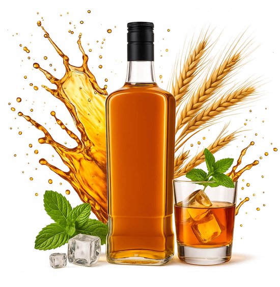 Bimberek Jack Walker - Glazen Fles - 700ml - Voor Whisky - Met Schroefdop van Bimberek — afbeelding 2