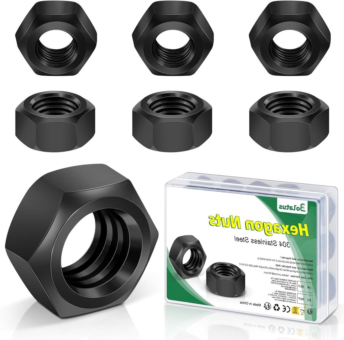 M4 Hex Moeren Set van 25 Stuks voor Bevestigen en Montage van Diverse Materialen