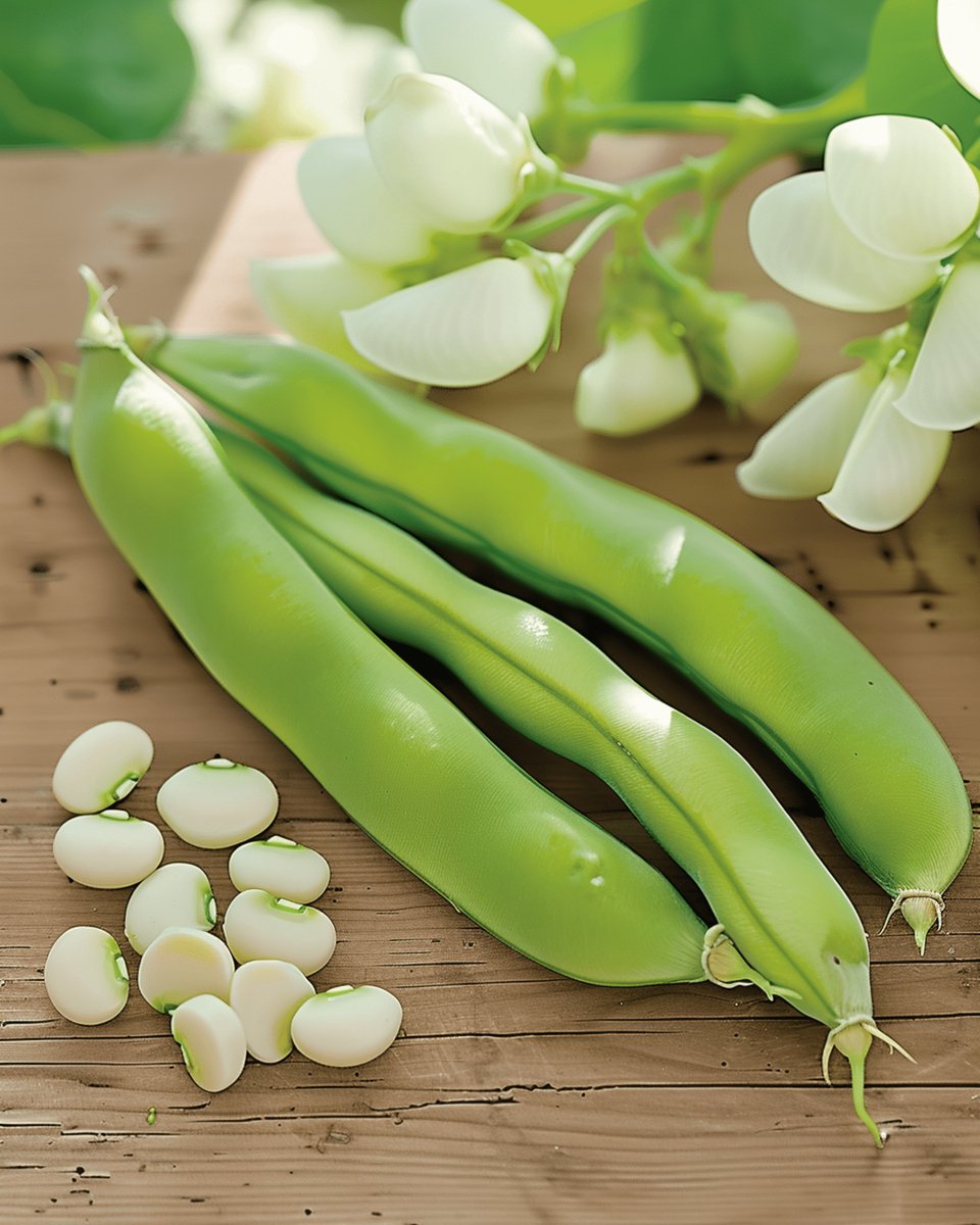 Tuinbonen Zaden Driemaal Wit Vicia Faba Eenjarig