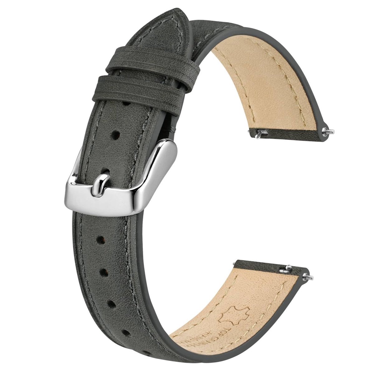 Cosensi - Elegant leather watch straps - Quick removal - Geschikt voor diverse formaten - Duurzaam en stijlvol - Voor mannen en vrouwen