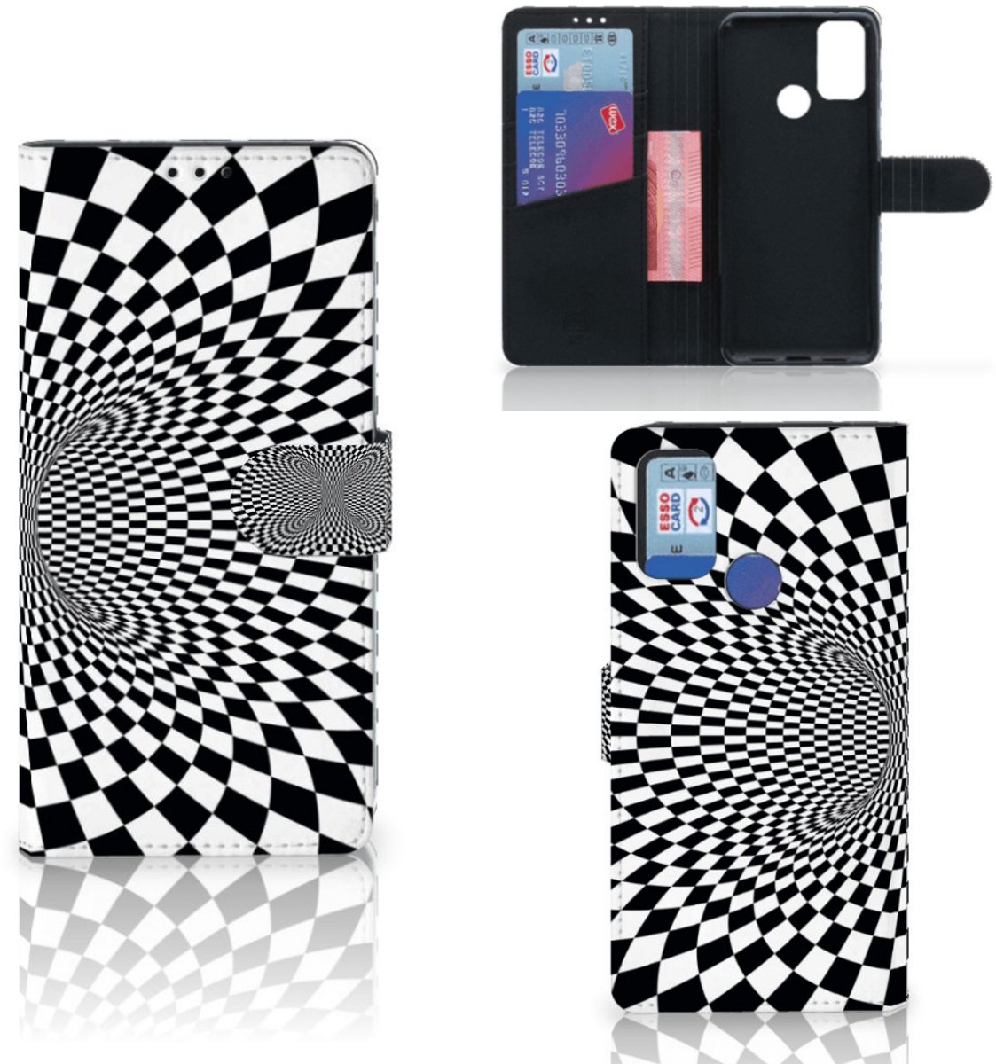 Alcatel 1S (2021) Book Case Illusie