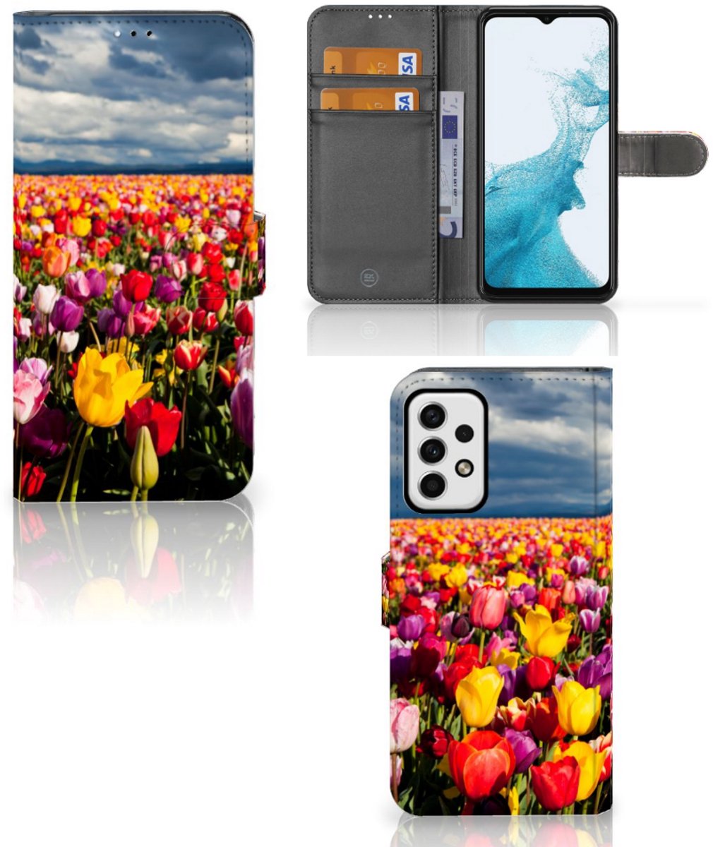 Samsung Galaxy A23 Hoesje Tulpen