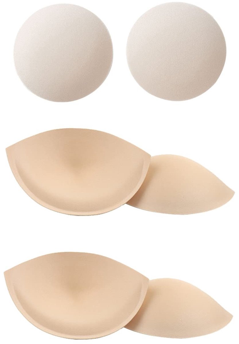 Cosensi - Triangle Shape Bikini Bra Pads - Verwijderbare Buste Pads - Comfort en Stijl - Universele Maat - Geschikt voor Sport en Dagelijks Gebruik...