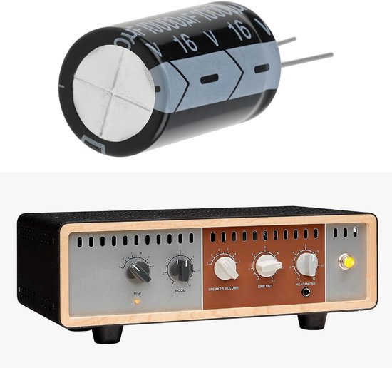 10x Radiale Lood Aluminium Elektrolytische Condensatoren 10000μF 16V voor Audio Versterkers — afbeelding 3