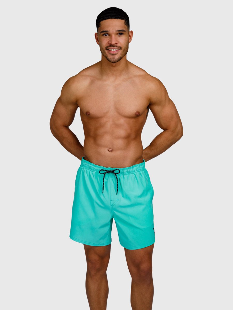 Brunotti Bru - conic Zwembroek Heren - Zwemshort met 4 - Way Stretch - Carribean Green — afbeelding 10