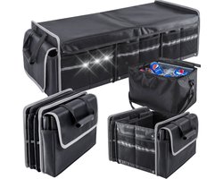 Mona WO-877 - Autokofferbak Organizer - 3 Grote Compartimenten - Thermische Draagtas - Opvouwbaar