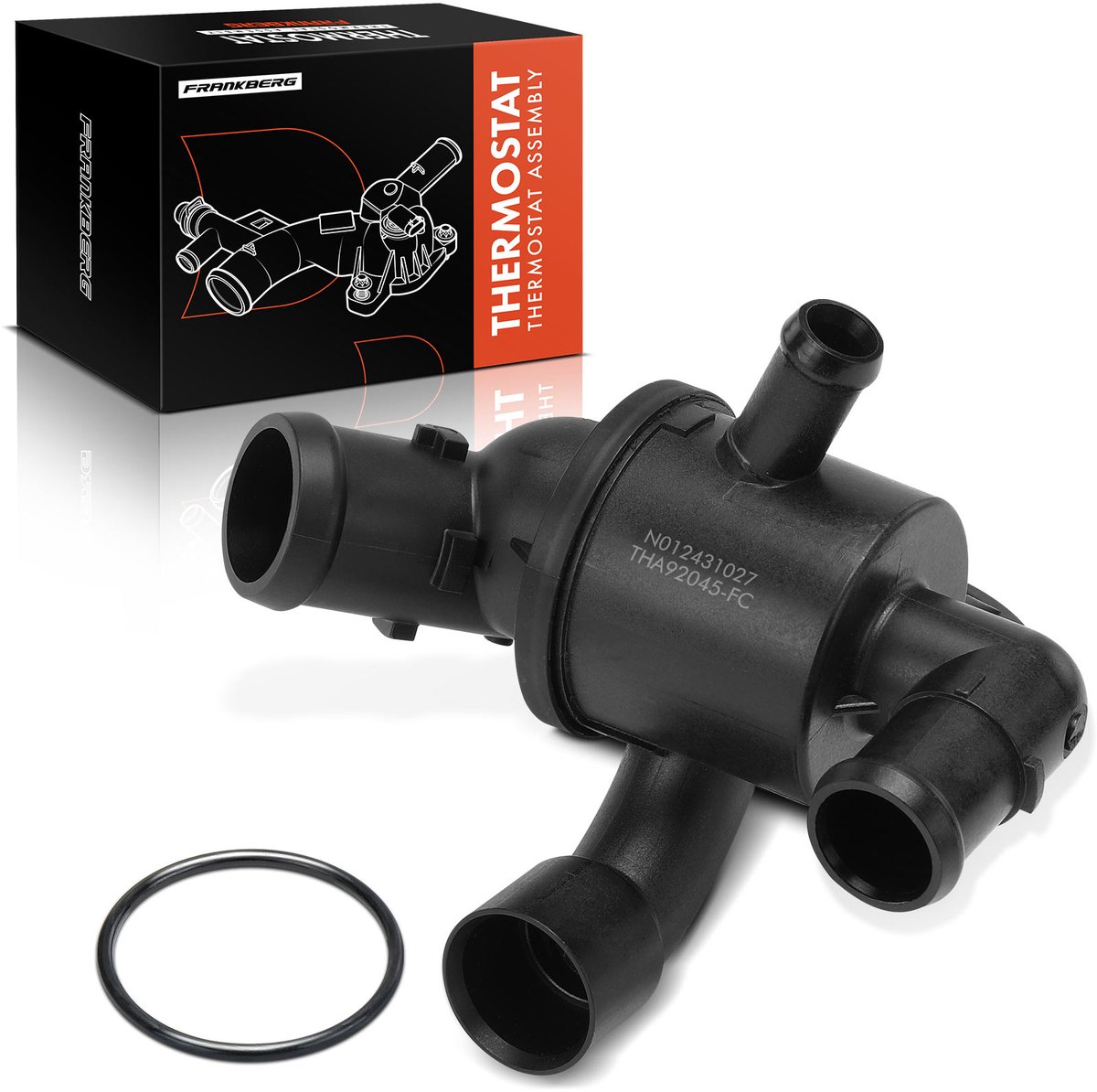 Frankberg 1x thermostaat koelvloeistof voor VW Golf Polo Audi