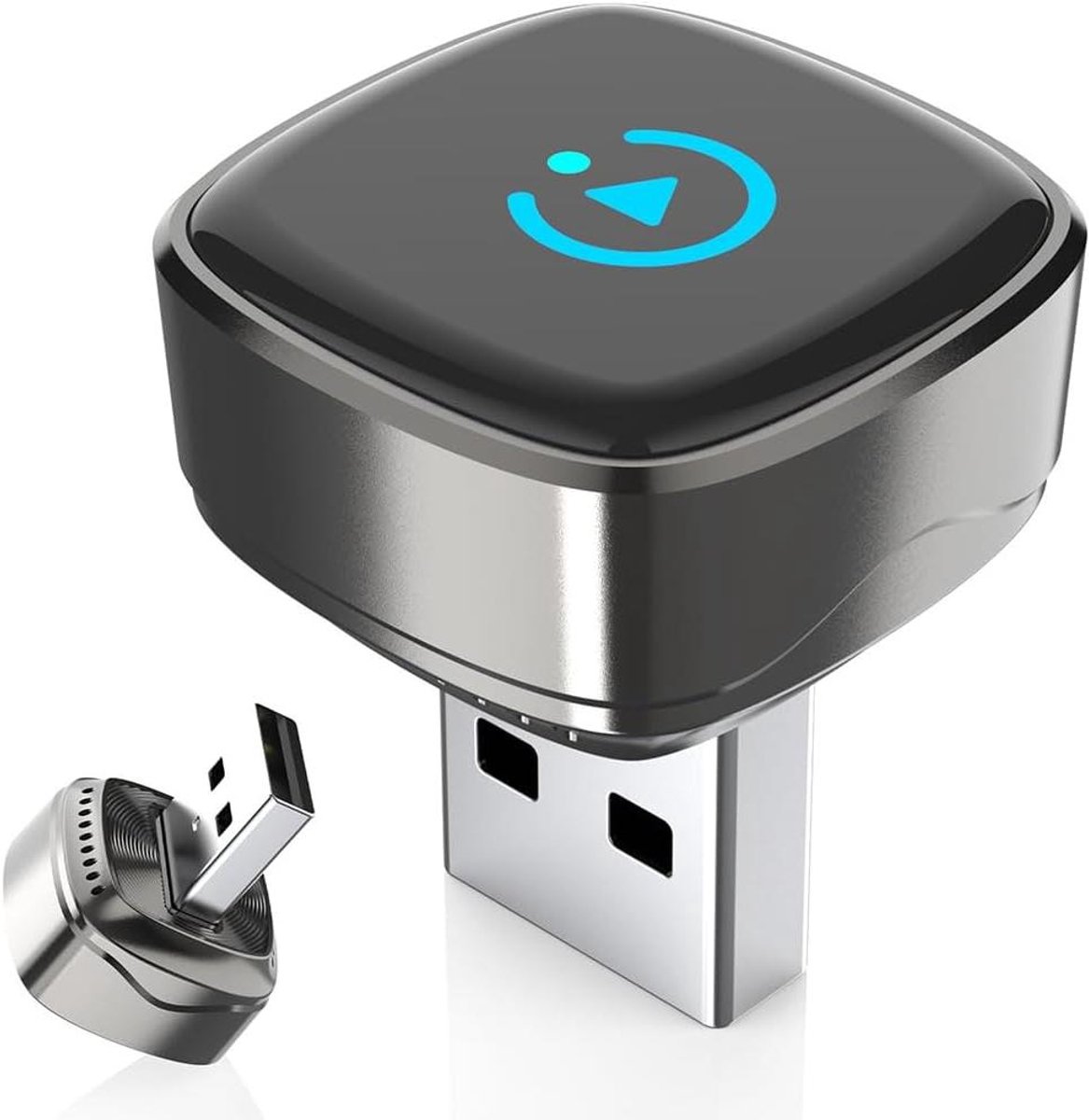 Draadloze CarPlay Adapter - Auto Dongle - Kabelloos Navigeren - Plug & Play Installatie - Mini Formaat - Meerkleurig