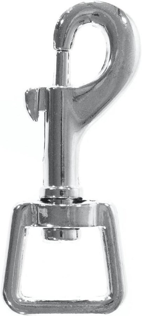 Draaibare Karabijnhaak - Snap Haak - Paracord Projecten - Zilver Satijn Afwerking - 5/8 inch - Zilver
