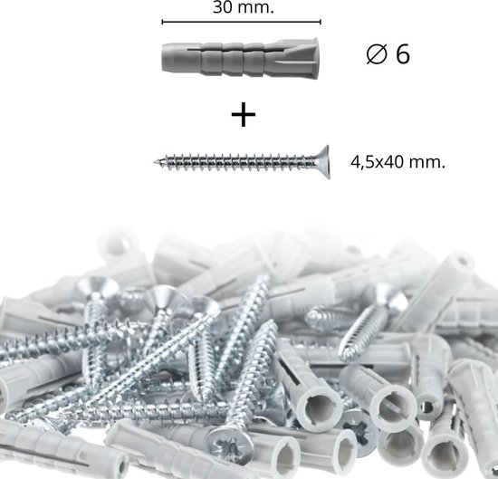 Fisher Multifunctionele pluggen met hoge afdichting, gemaakt in Italië (20, diameter 6 mm) — afbeelding 2