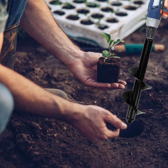 Man Nuo 8/30 - Grondboor - 30cm - Staal - Voor Tuinieren — afbeelding 4