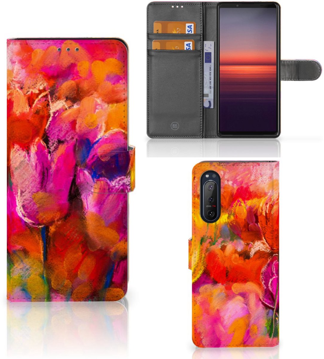 Hoesje Sony Xperia 5II Tulips