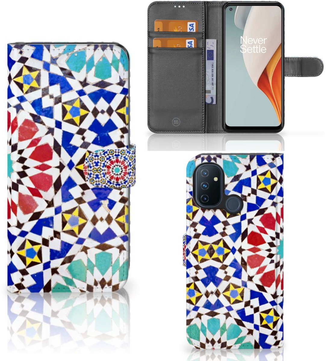 OnePlus Nord N100 Bookcase Mozaïek