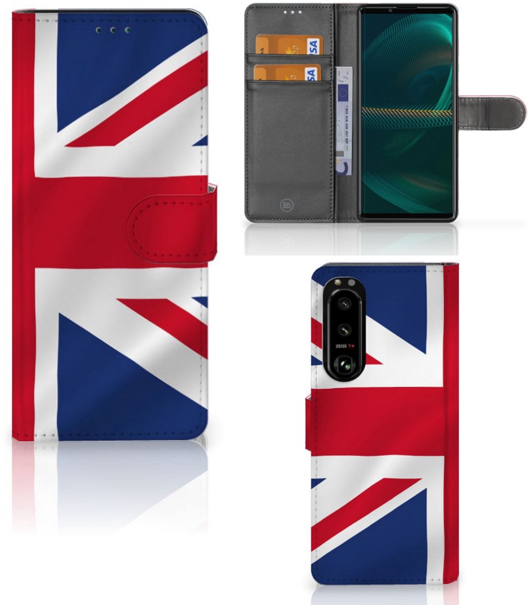 Sony Xperia 5III Bookstyle Case Groot-Brittannië