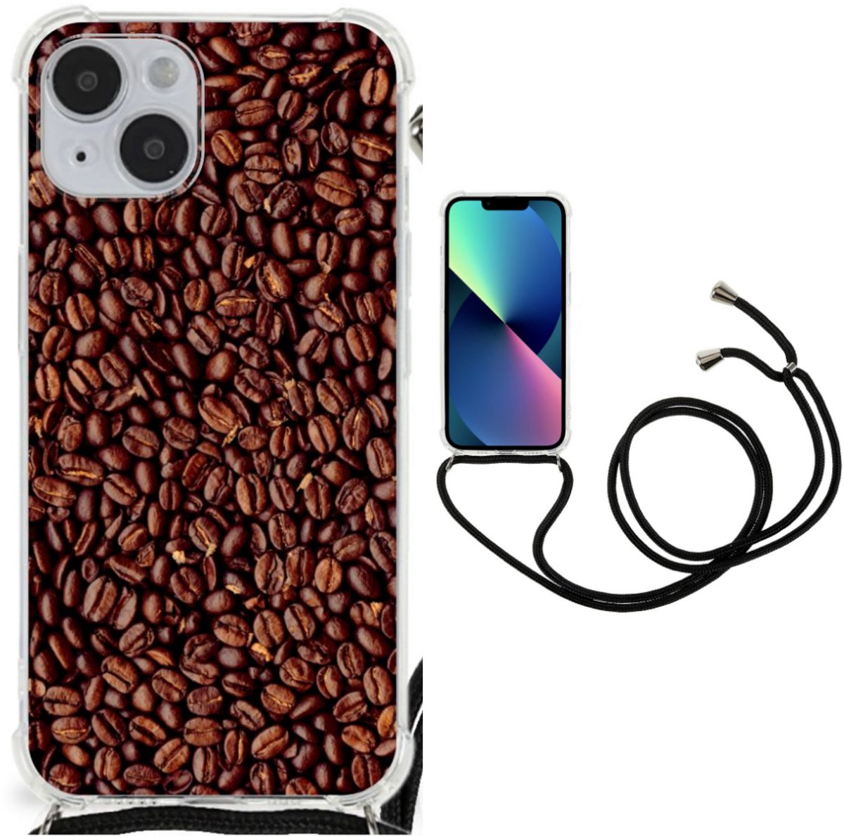iPhone 14 Plus Beschermhoes Koffiebonen