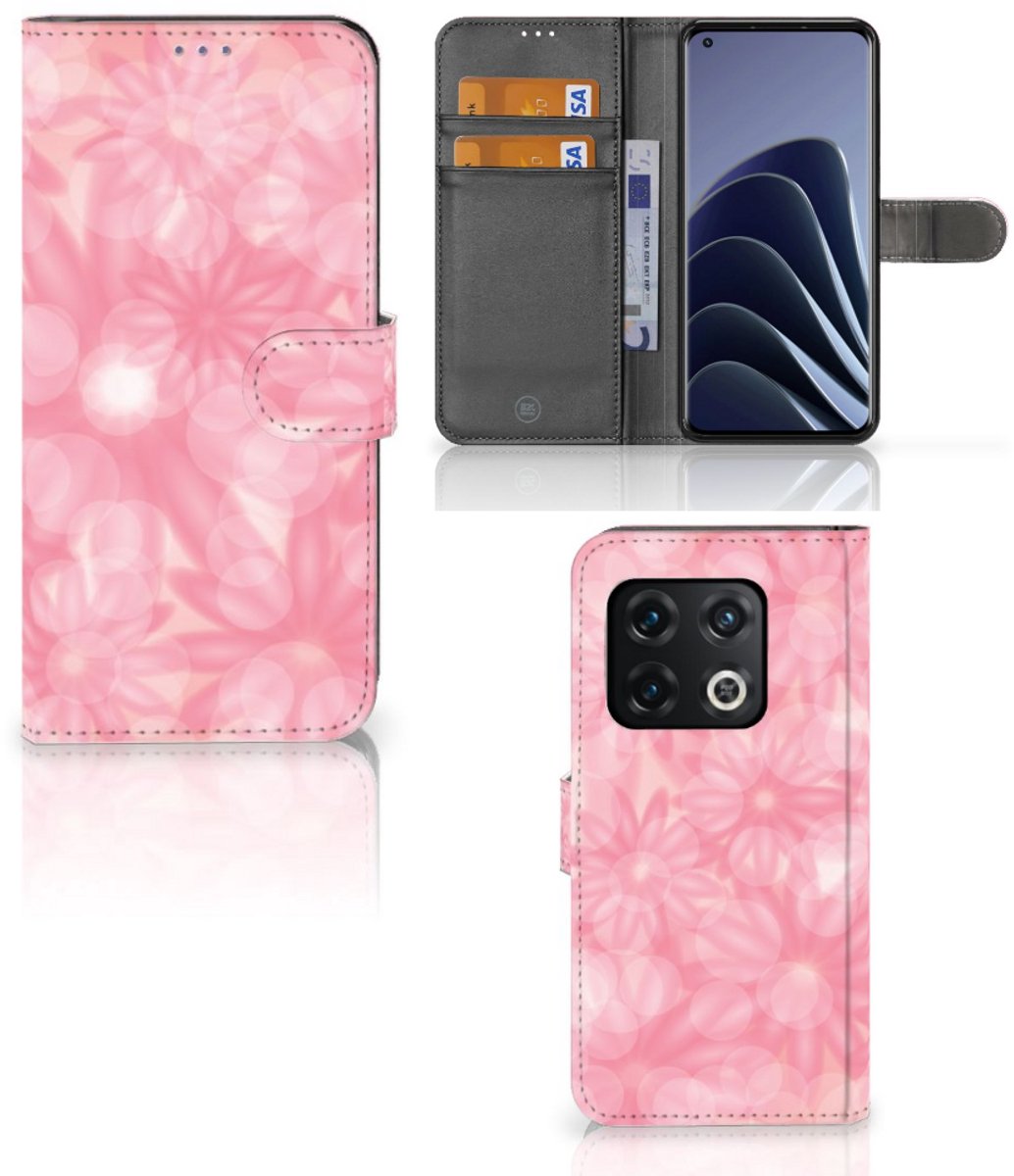 Book Case voor OnePlus 10 Pro Hoesje Spring Flowers