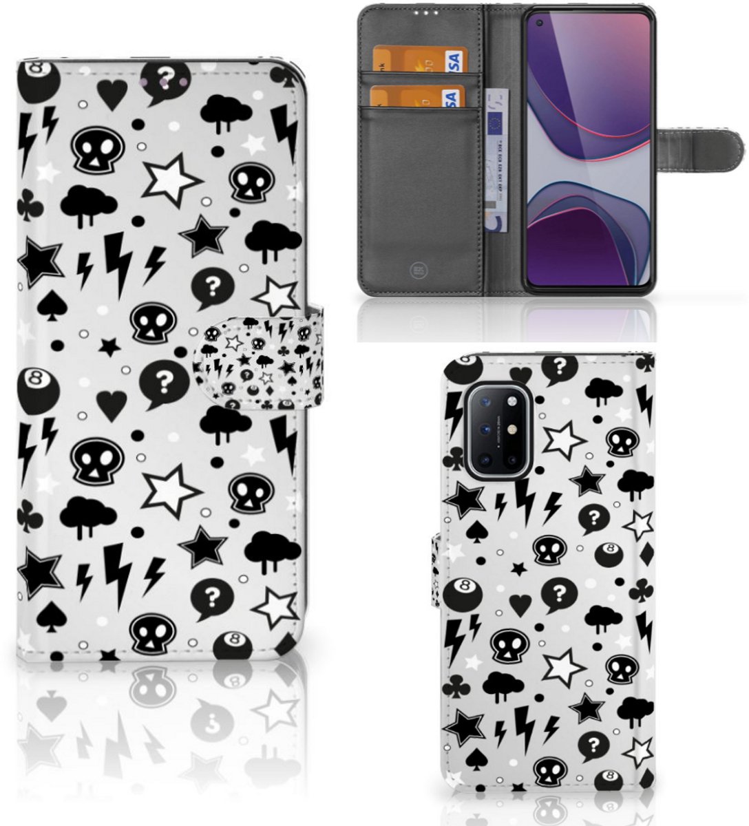 Telefoonhoesje met Naam OnePlus 8T Silver Punk