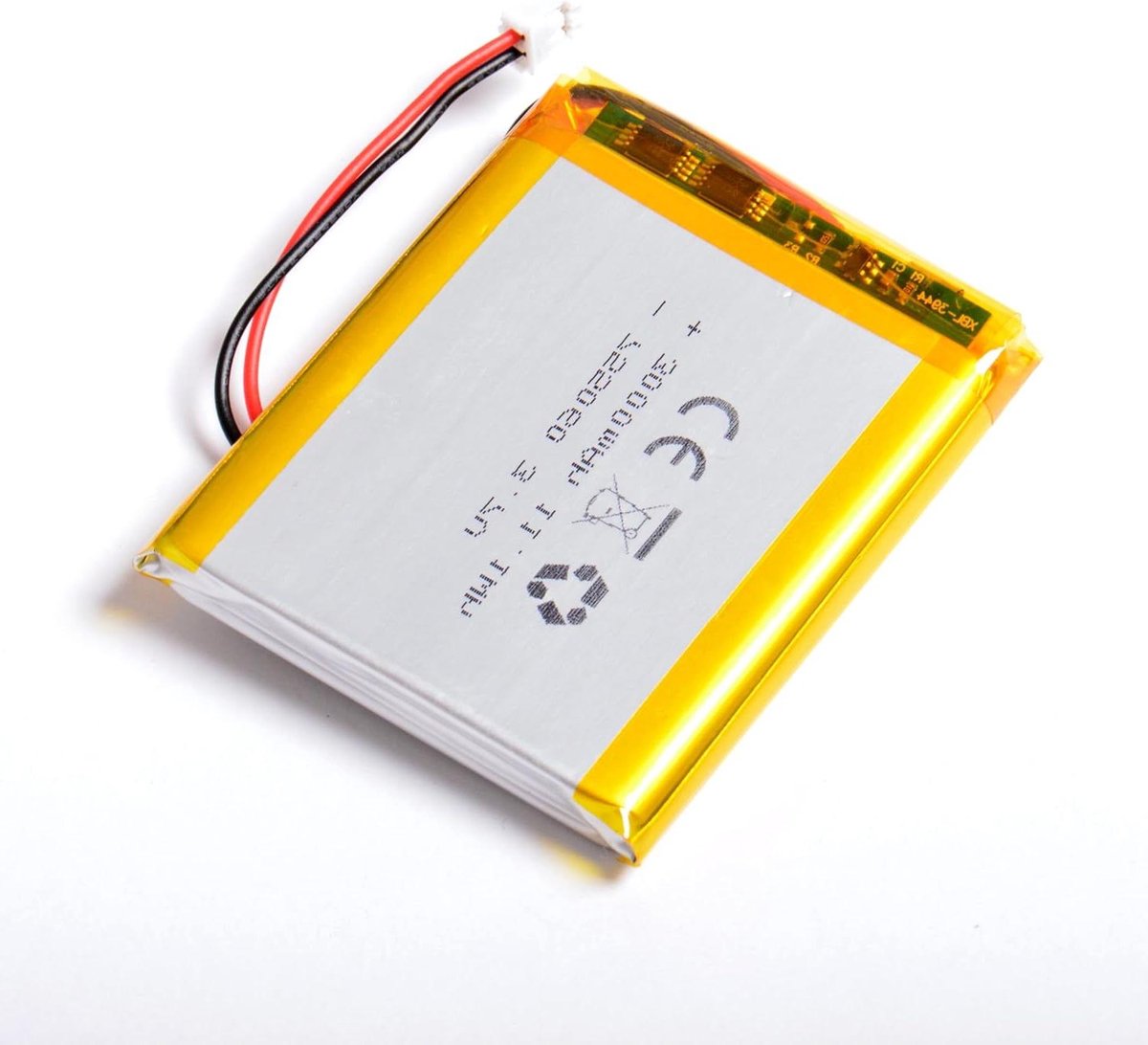 Lithium Polymeer Batterij - Oplaadbare Lipo Cel - Apparaten Voeden - Met BMS en Stekker - 60x50x75 mm - Niet gespecificeerd