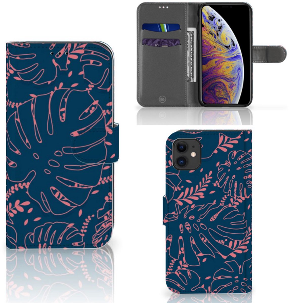 Apple iPhone 11 Hoesje Palm Leaves