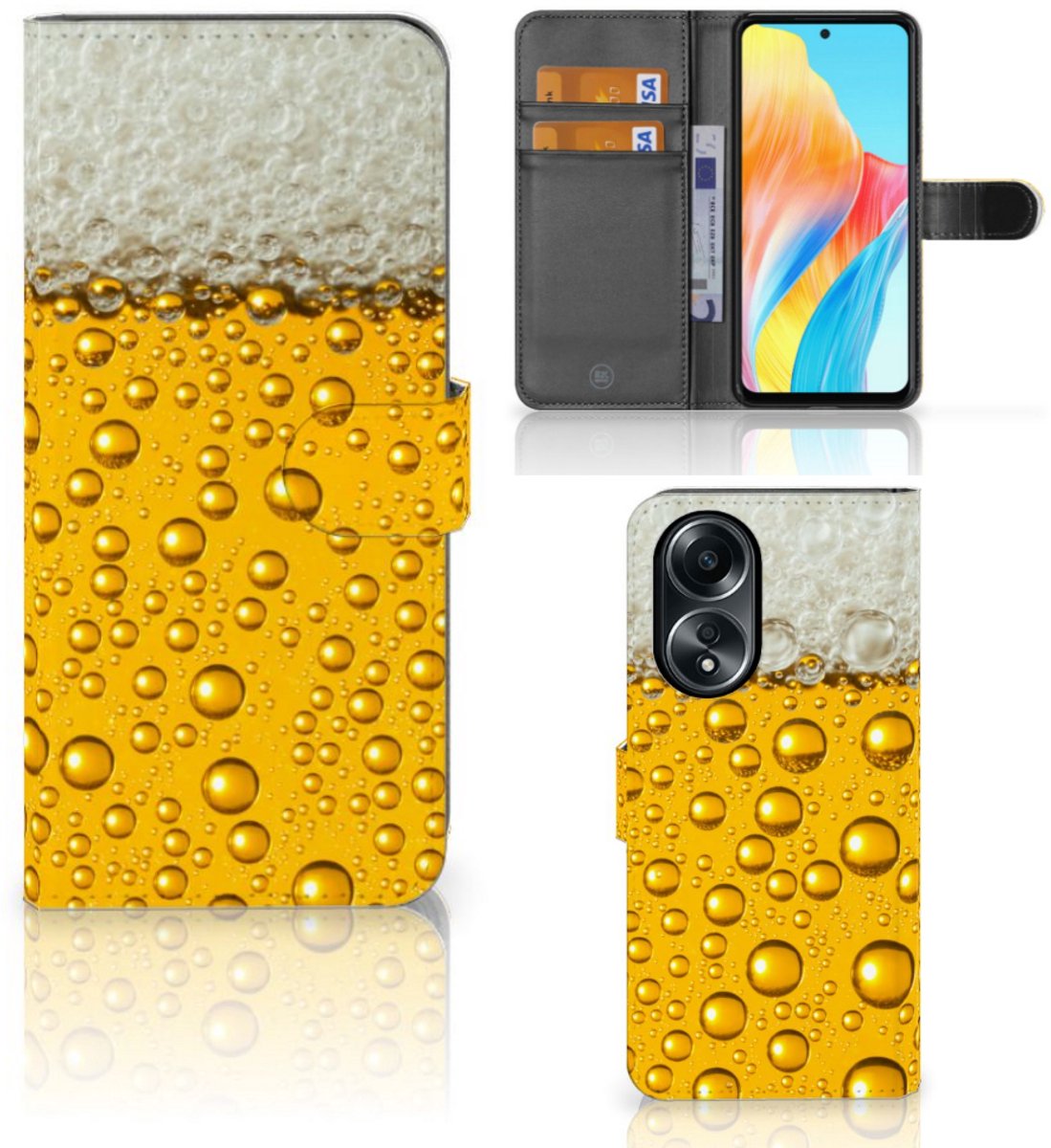 OPPO A58 4G Book Cover Bier