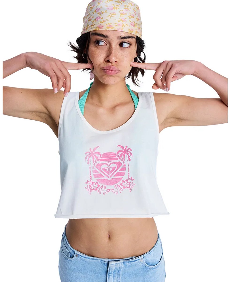 Roxy Magic Sunset Top Zonder Mouwen S Vrouw Coconut Milk