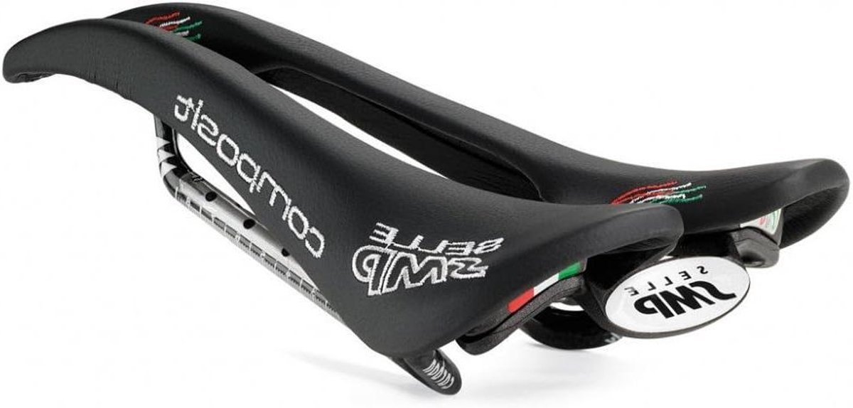 Fietszadel - Fietszadel Composit - Comfortabel Fietsen - Versterkt Nylon Frame - 263 x 129 mm - Zwart