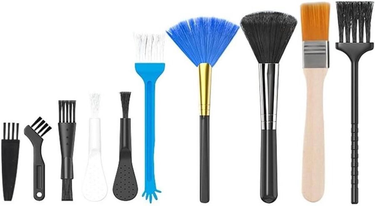 gofidin 10Pcs Keyboard Cleaning Brush Kit Small Computer Keyboard Laptop Cleaning Brush