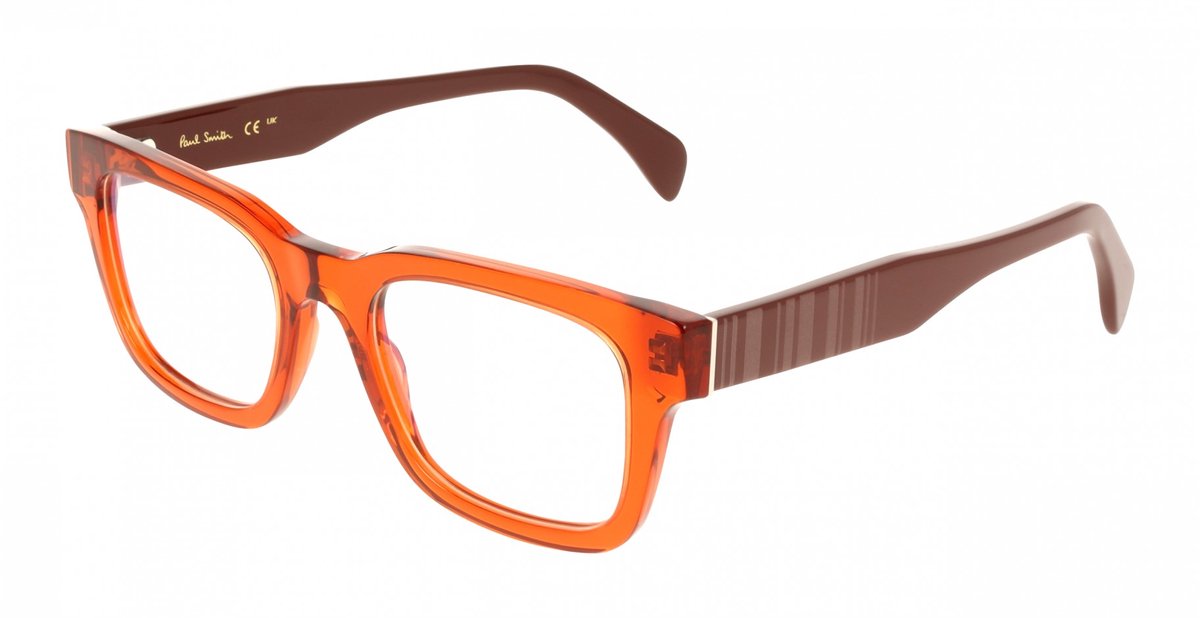 Paul Smith PS25627 NYMANS Transparent mahogany 52/21/150 MAN Brilmonturen
