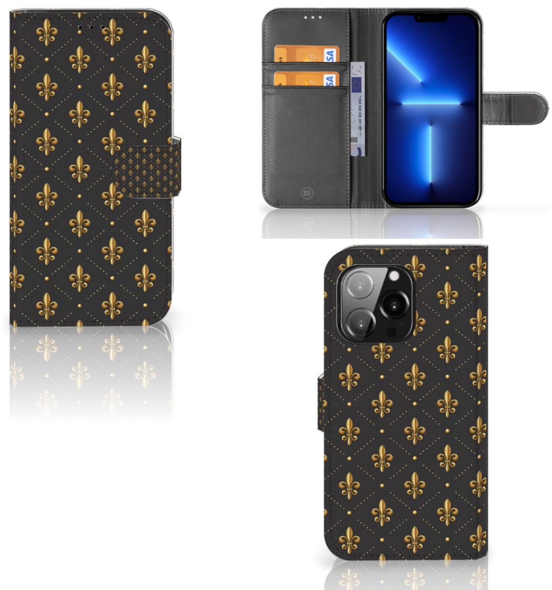 iPhone 13 Pro Telefoon Hoesje Franse Lelie