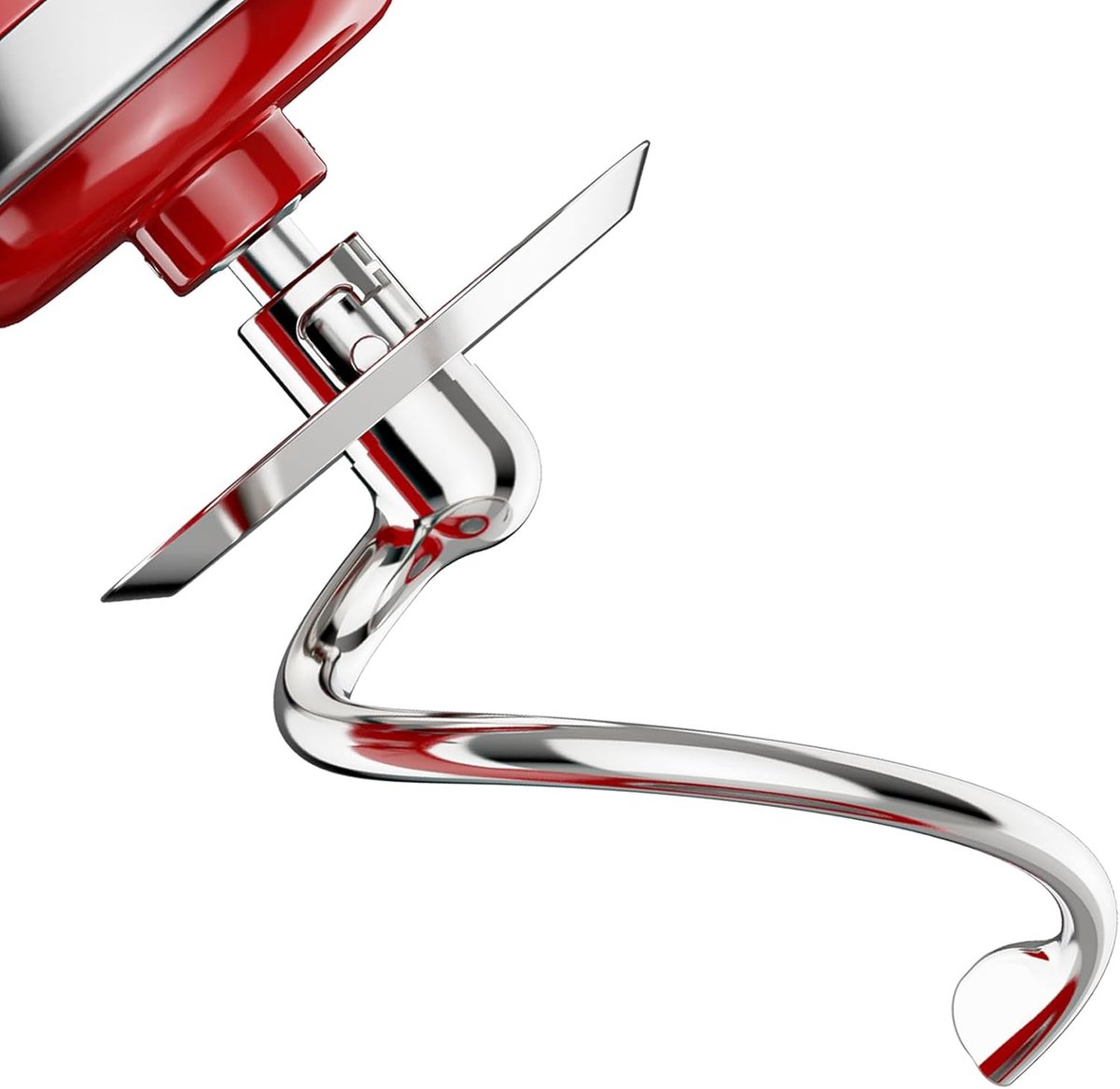 Kneedhaak Accessoire - Deegopzetstuk Mixer - Brood Deeg Maken - Roestvrij Staal - 10.31 x 10.31 cm - Zilver