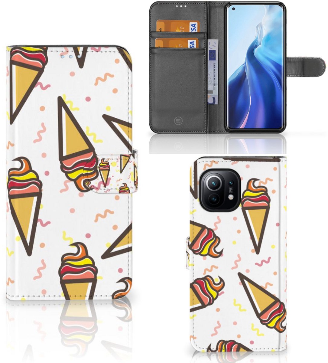 Xiaomi Mi 11 Book Cover Icecream