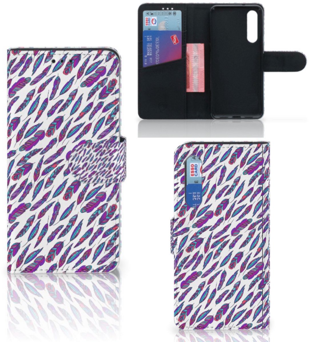 Xiaomi Mi 9 SE Telefoon Hoesje Feathers Color