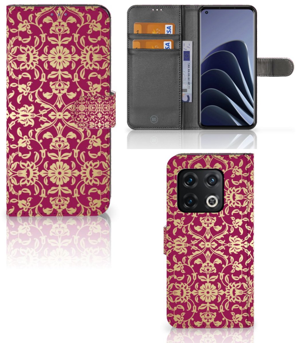 Wallet Case OnePlus 10 Pro Barok Pink