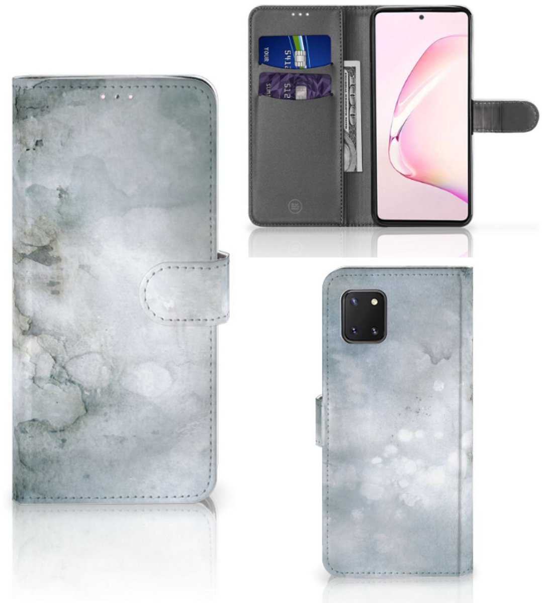 Hoesje Samsung Note 10 Lite Painting Grey