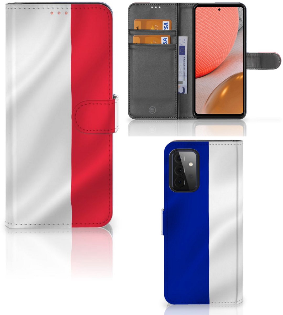 Samsung Galaxy A72 Bookstyle Case Frankrijk