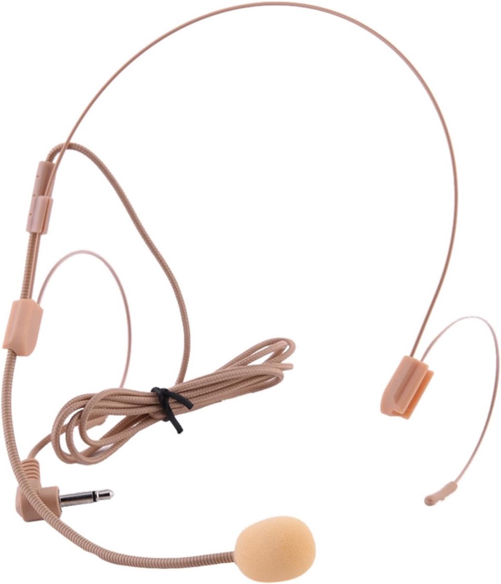 Condensator Microfoon - Draadloze Headset Mic - Presentatie Versterking - Omnidirectioneel Geluid - 35 mm Plug