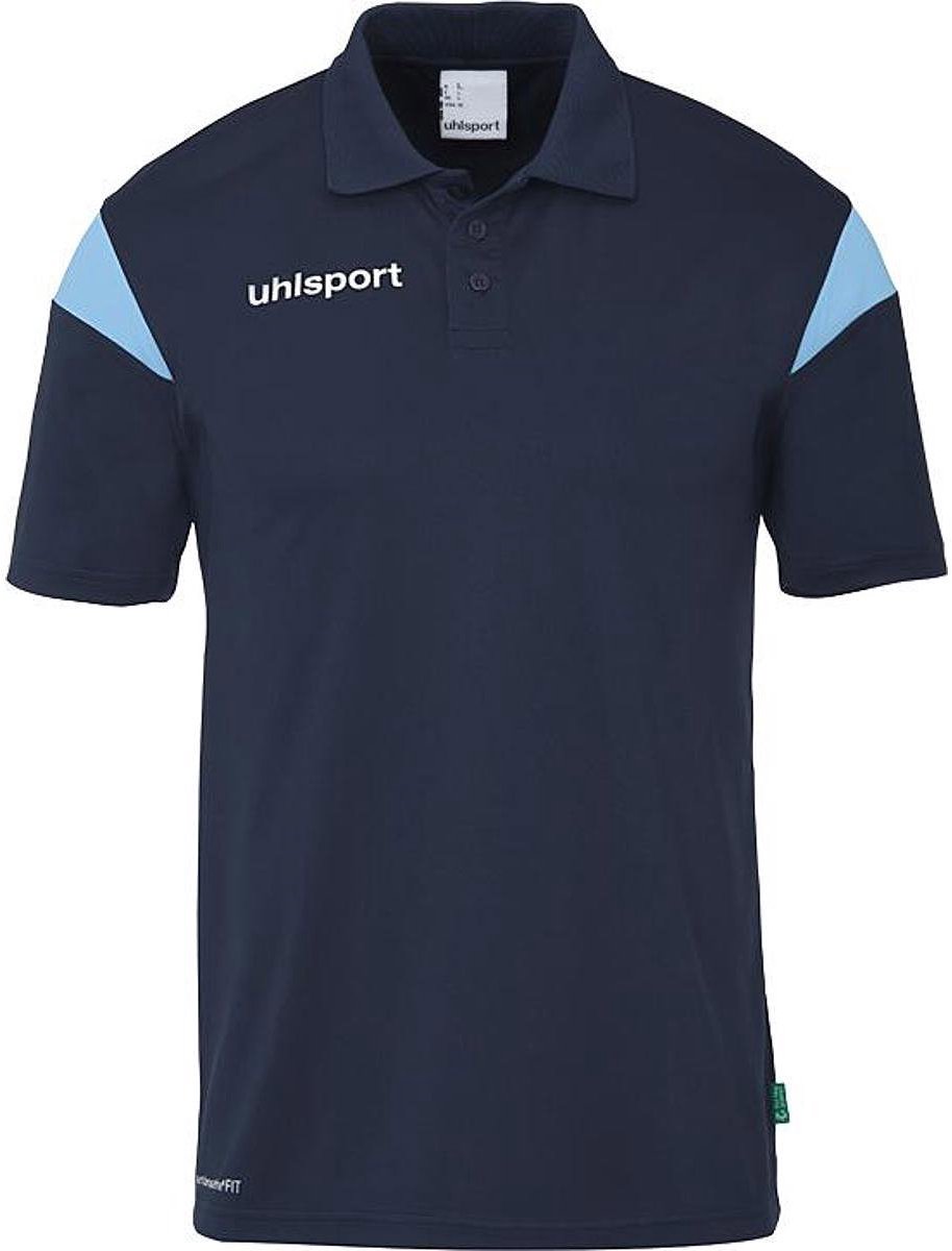 Uhlsport Squad 27 Polo Heren - Marine / Hemelsblauw | Maat: XXL