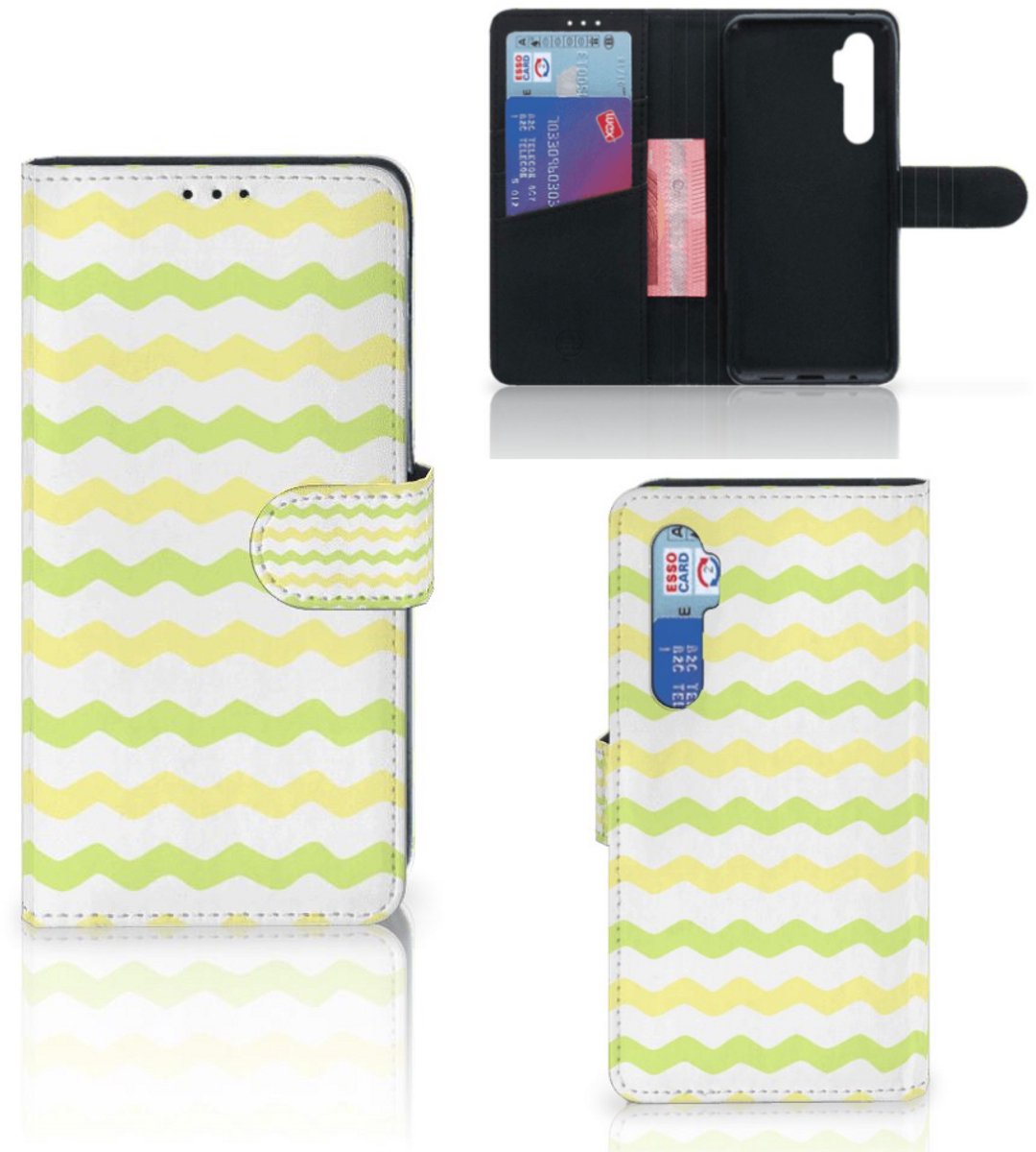 Xiaomi Mi Note 10 Lite Telefoon Hoesje Waves Yellow