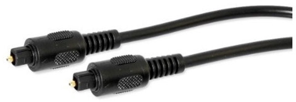 nuovaVideosuono OPT-B3 InfiniBand en Glasvezelkabel 1 m Toslink Zwart