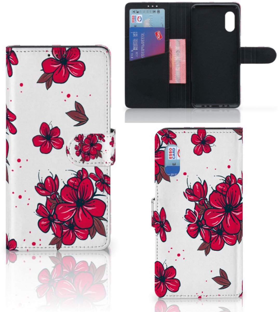 Samsung Xcover Pro Hoesje Blossom Red