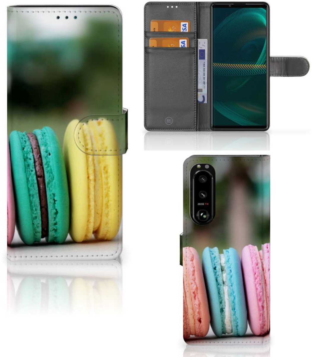 Sony Xperia 5III Book Cover Macarons