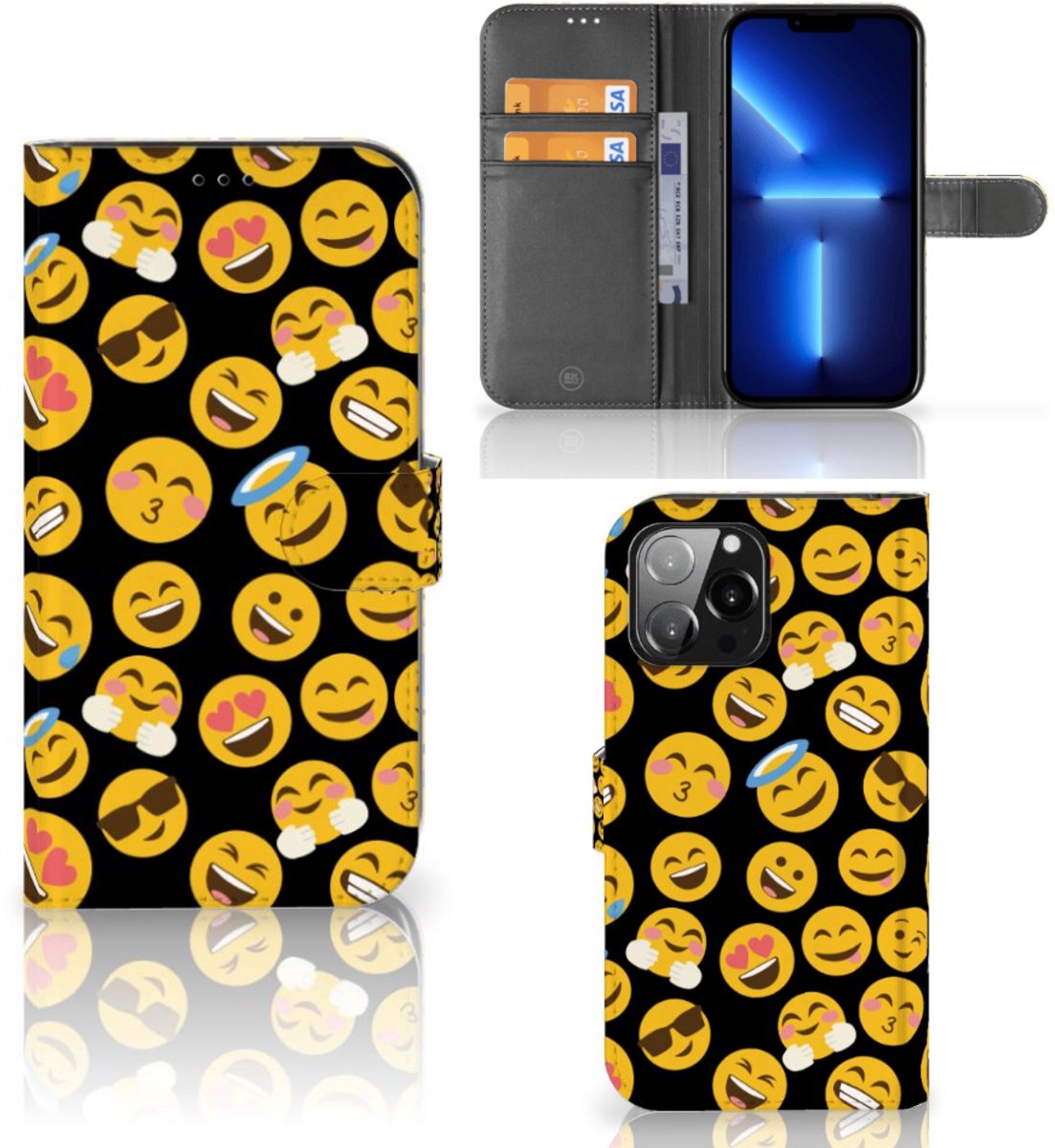 iPhone 13 Pro Max Telefoon Hoesje Emoji