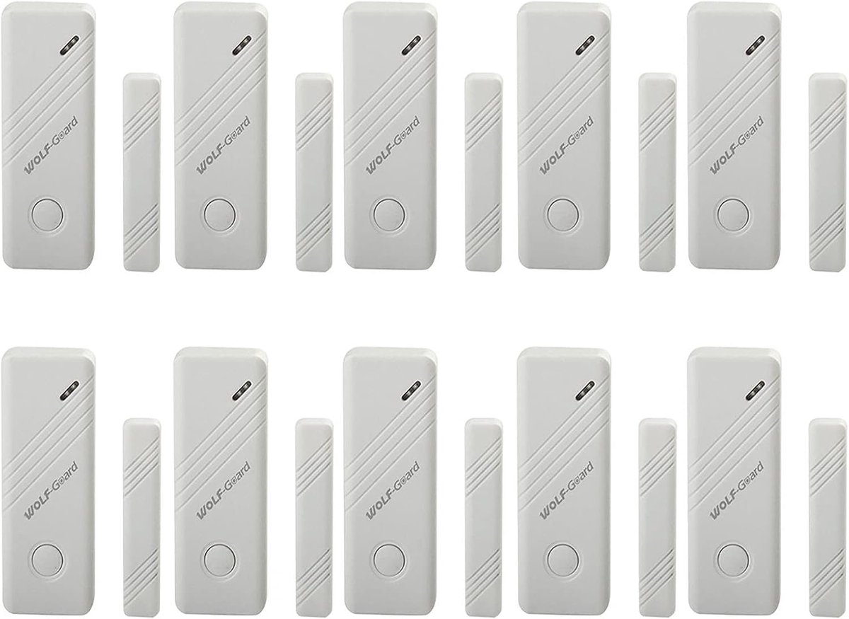 Deurkozijn Sensor - Magnetische Contact - Huisbeveiliging - Ultradun Design - 7 x 1 x 0.5 cm