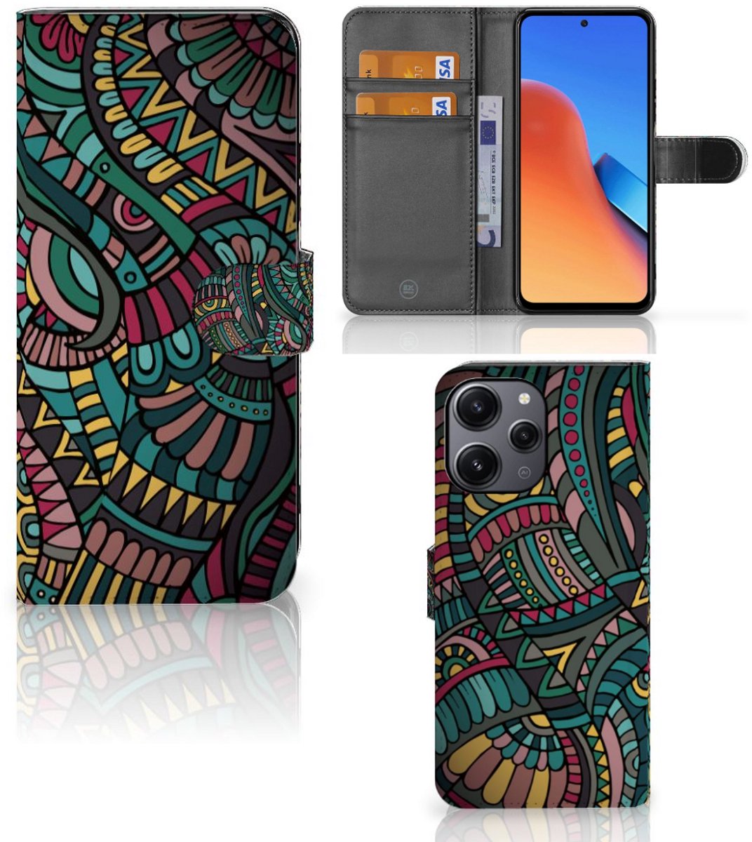 Xiaomi Redmi 12 Telefoon Hoesje Aztec