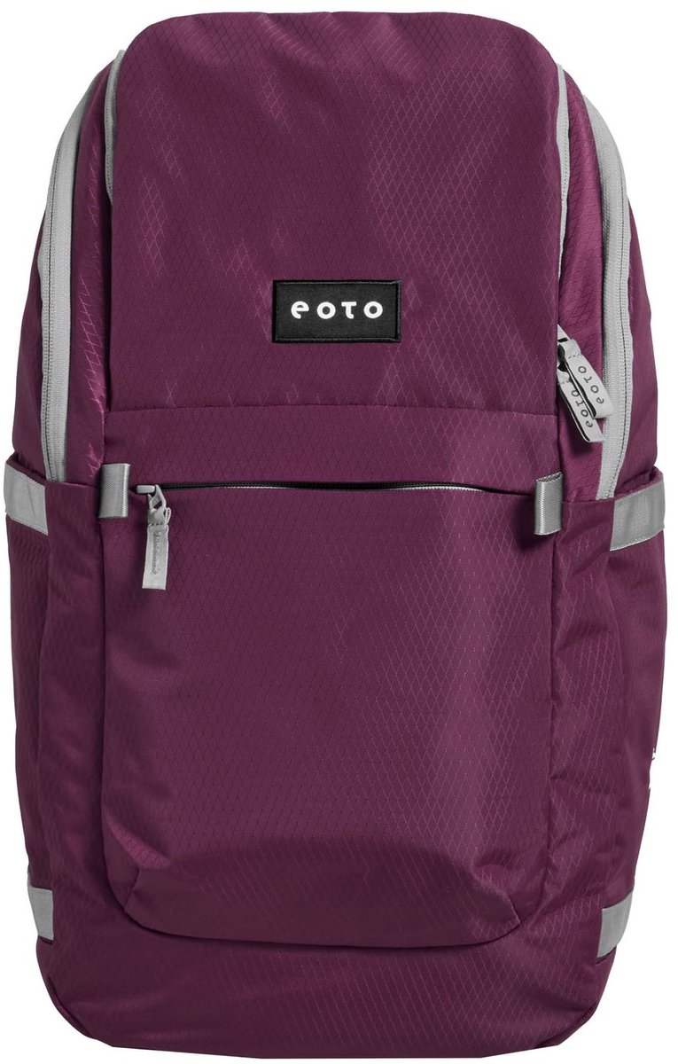 eoto schoolrugzak rugzak met laptopvak Easy27 Backpack 27L Wine Red (rood)paars
