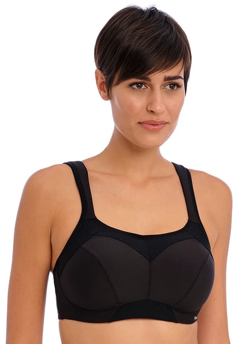 Freya High-octane Voorgevormde Sport BH met beugel - Black - 75H