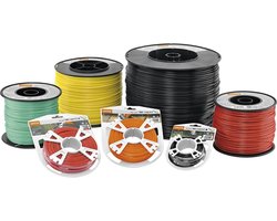Stihl 9302338 rond x 14 m grastrimmer Line oranje 2,4 mm x14,6 m, bosmaaier, maaierdraad, trimmerdraad, 14,6