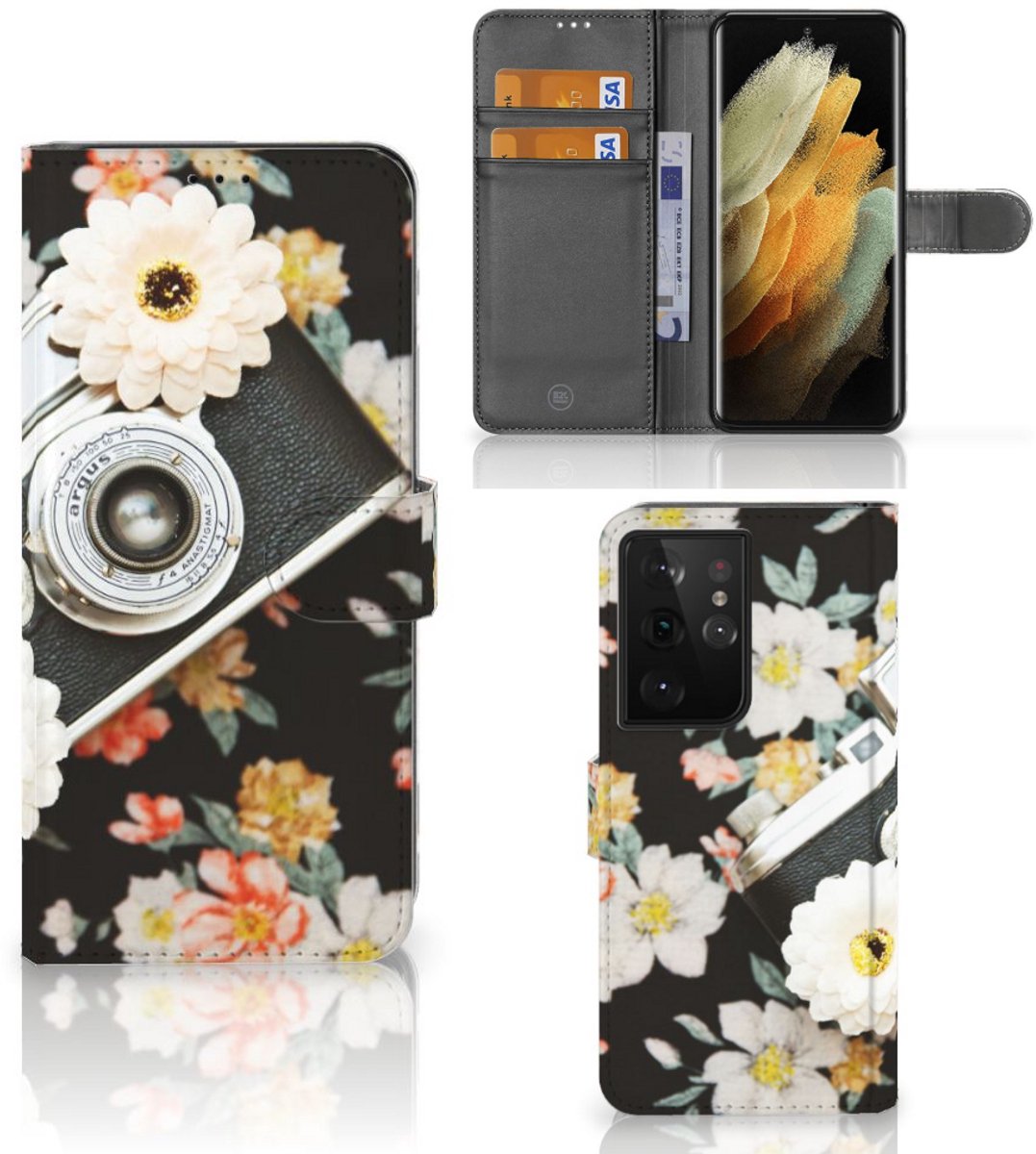 Samsung Galaxy S21 Ultra Telefoonhoesje met foto Vintage Camera
